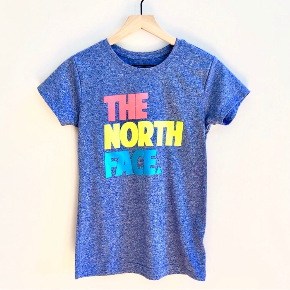 North Face• Heathered Purple Multicolor T-shirt